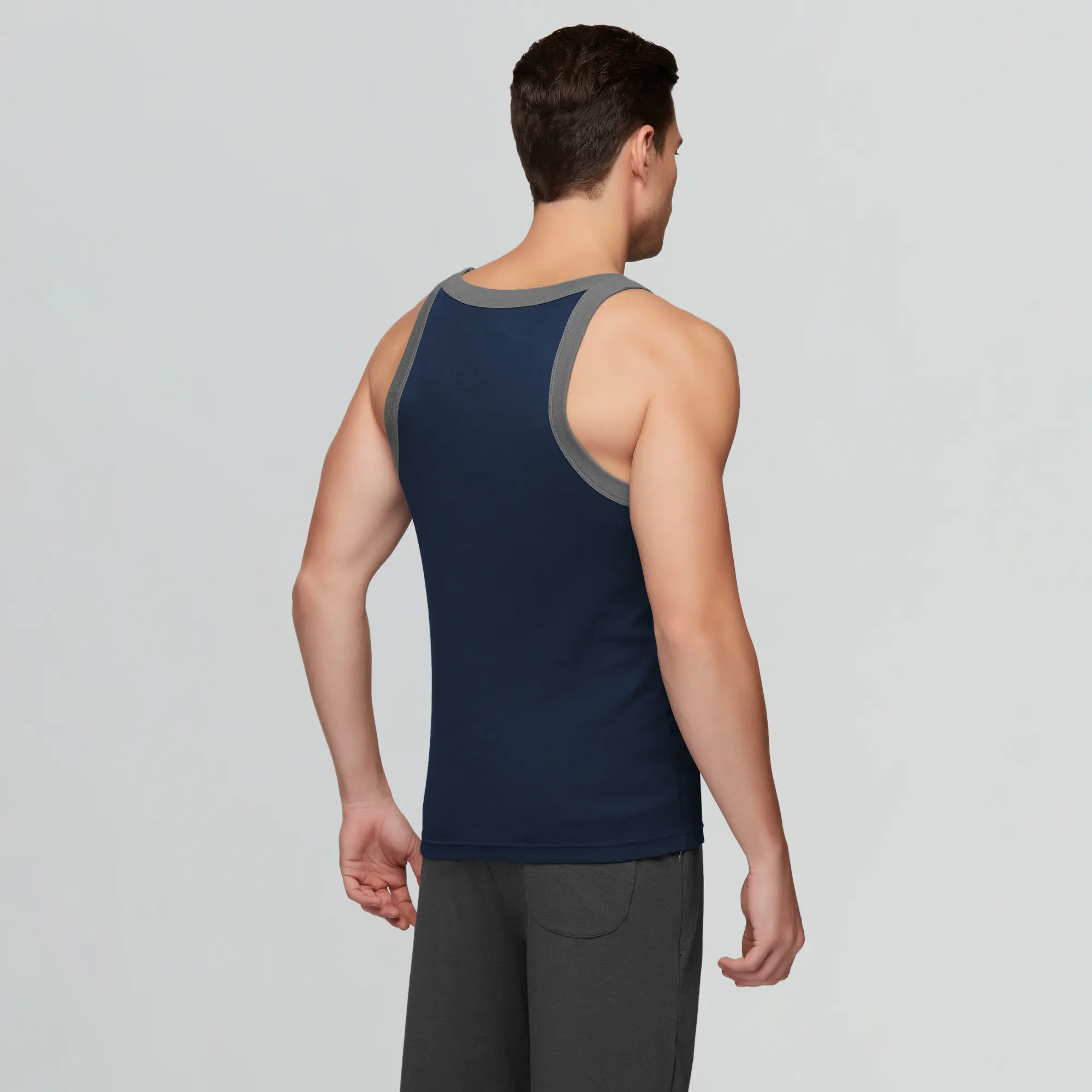 Pace Square Neck Vest Estate Blue - Image 5