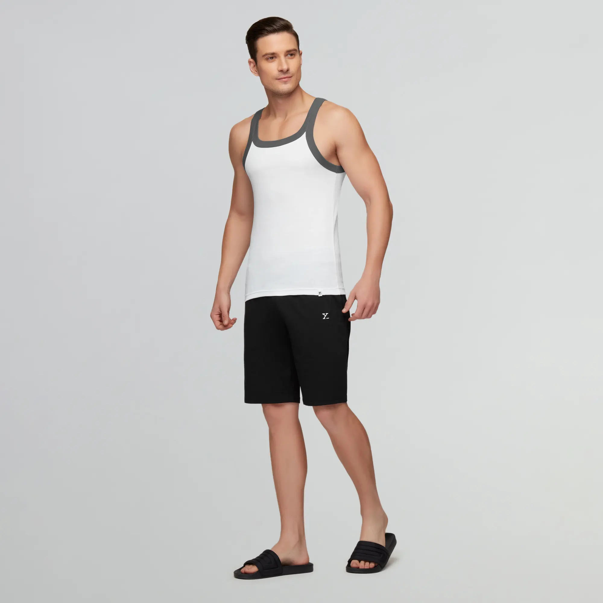 Pace Square Neck Vest Polar White - Image 4