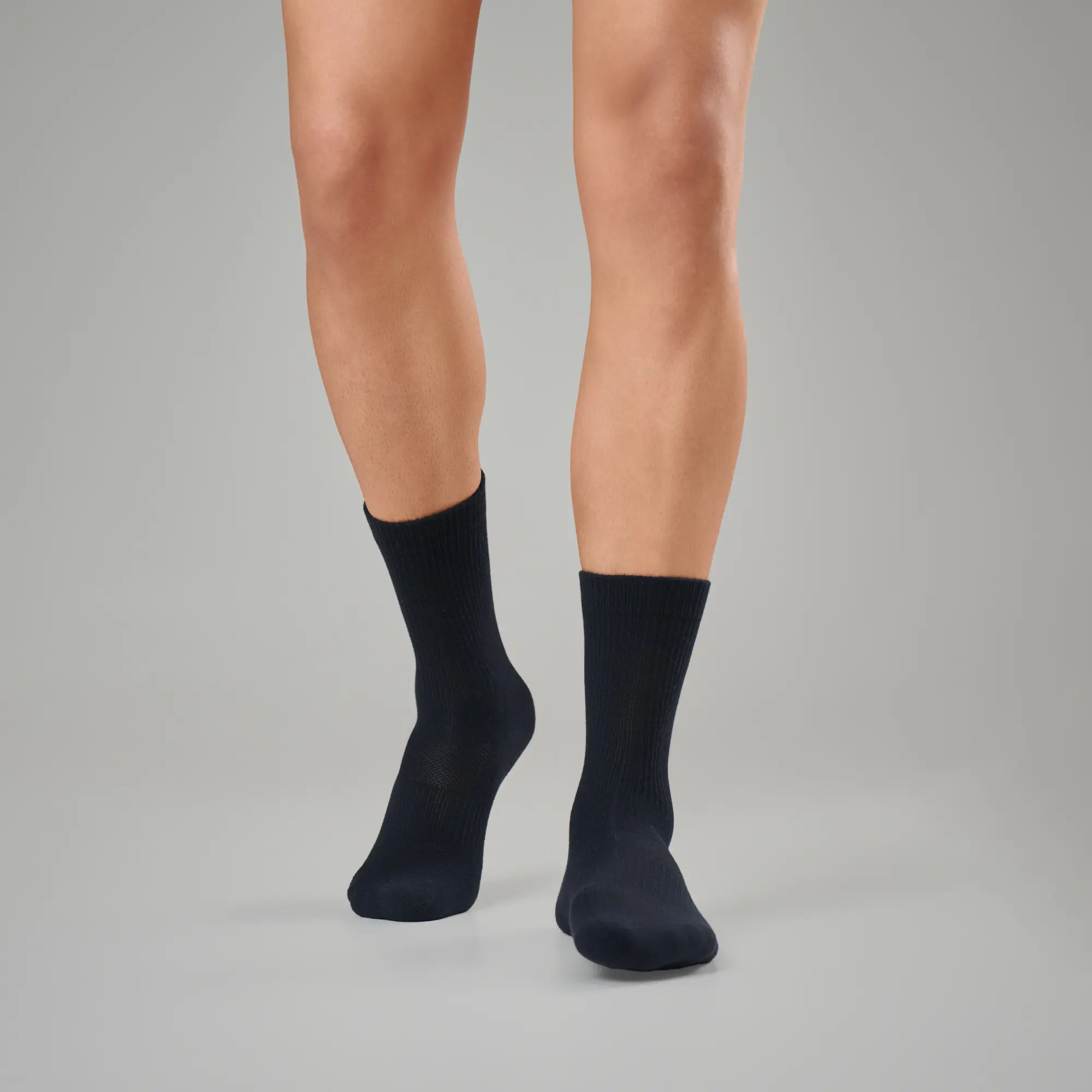 Crew-Length Socks - Pitch Black - Image 4