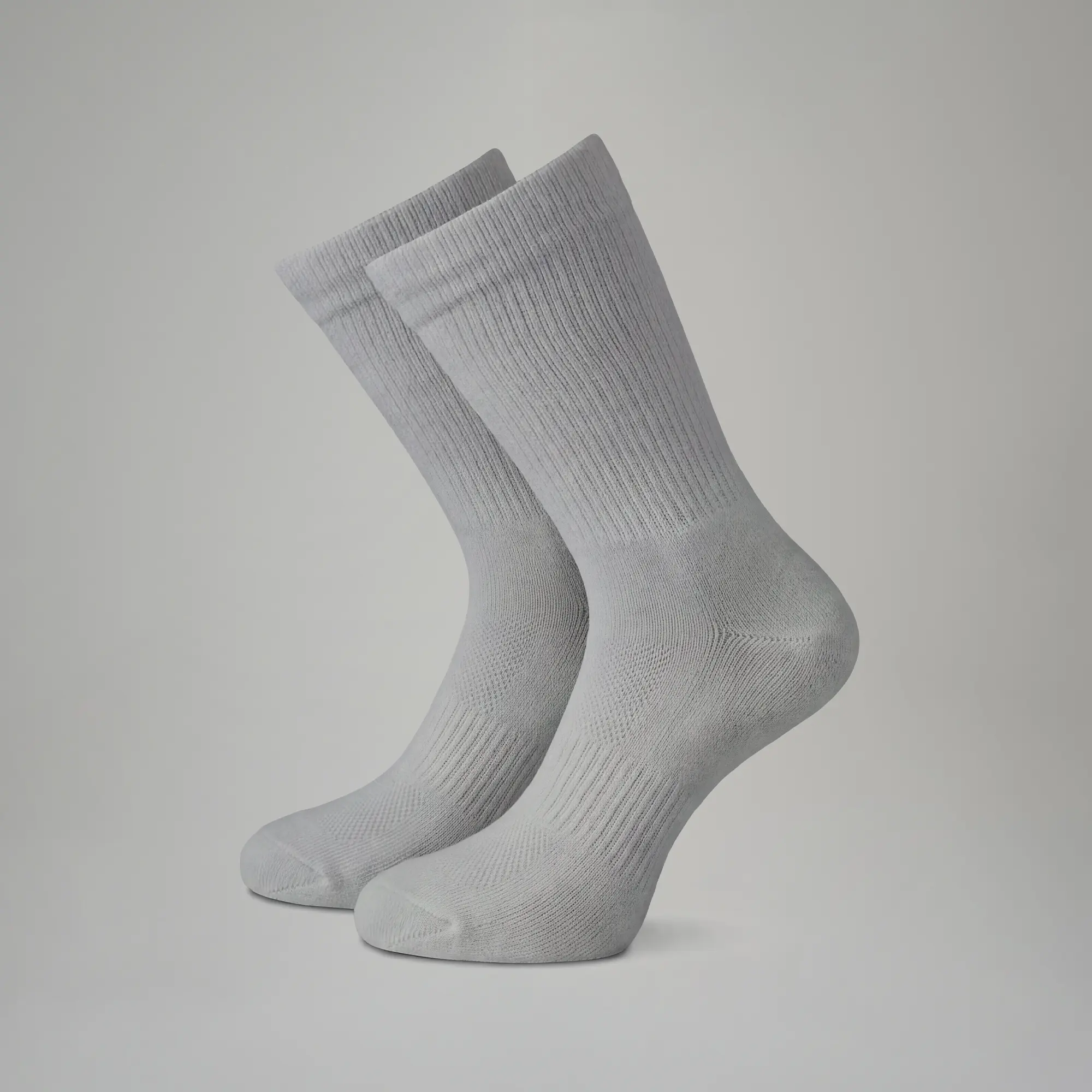 Crew-Length Socks - Cement Grey - Image 5