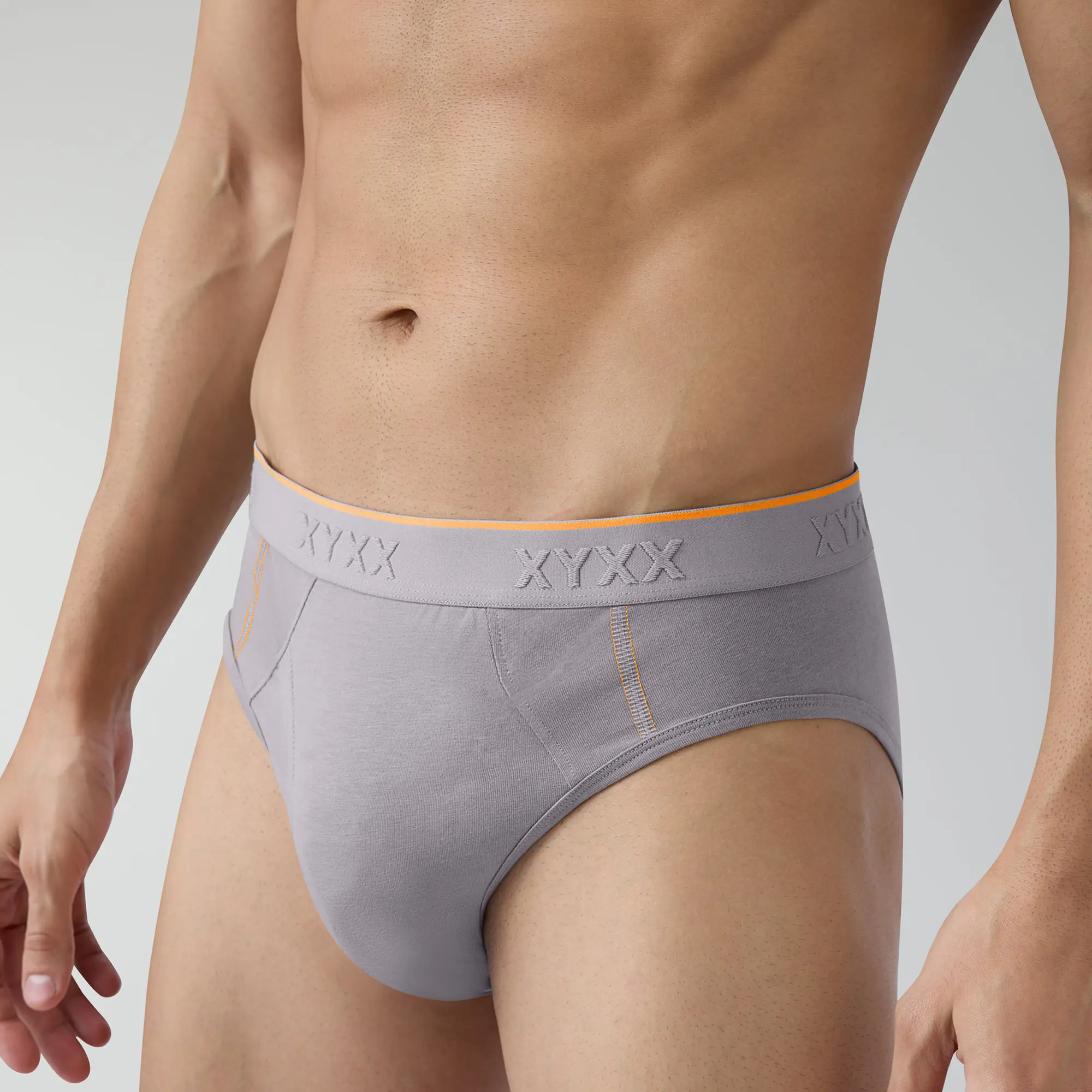 Crux Cotton Stretch Briefs Cloud Grey - Image 6