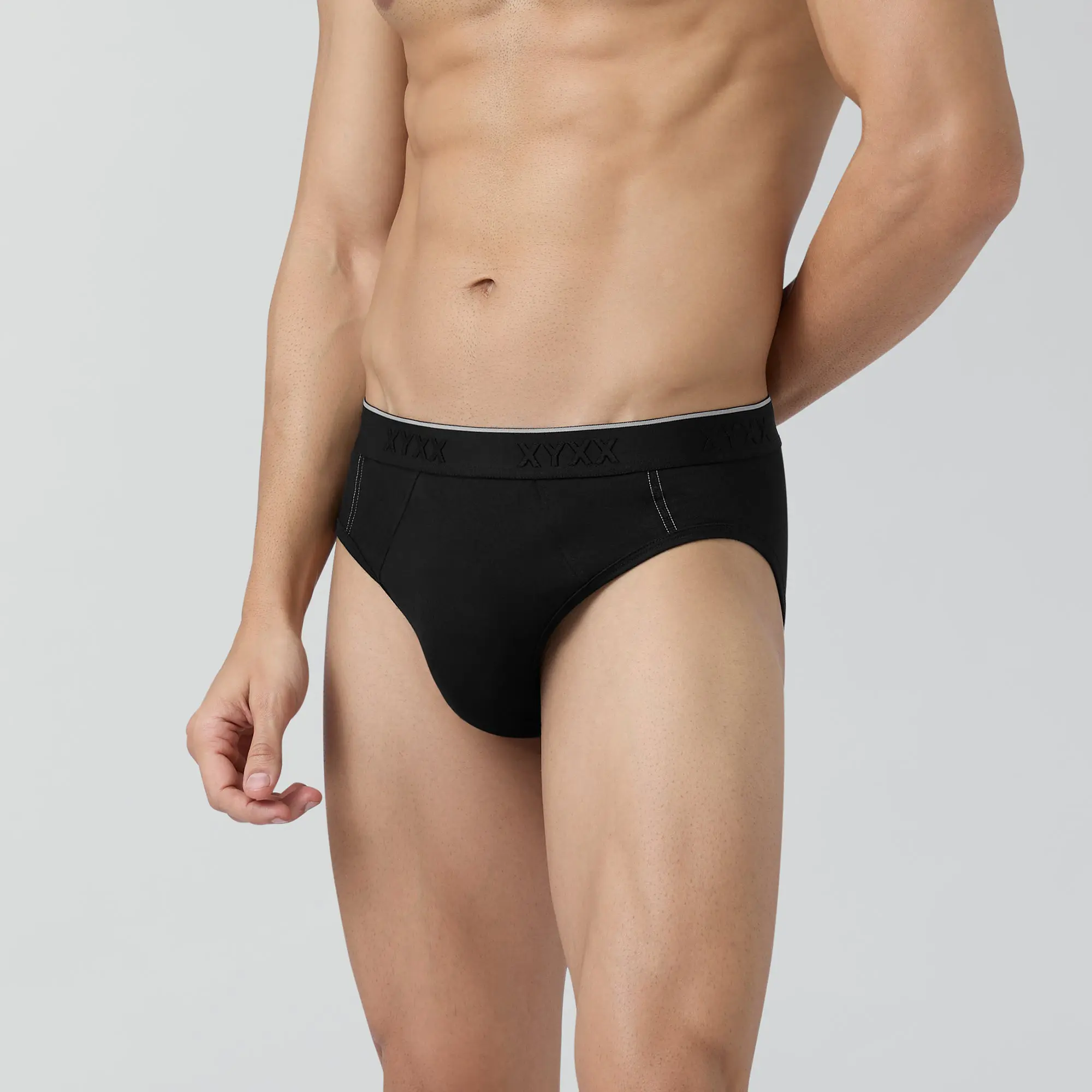 Crux Cotton Stretch Briefs Pitch Black - Image 4