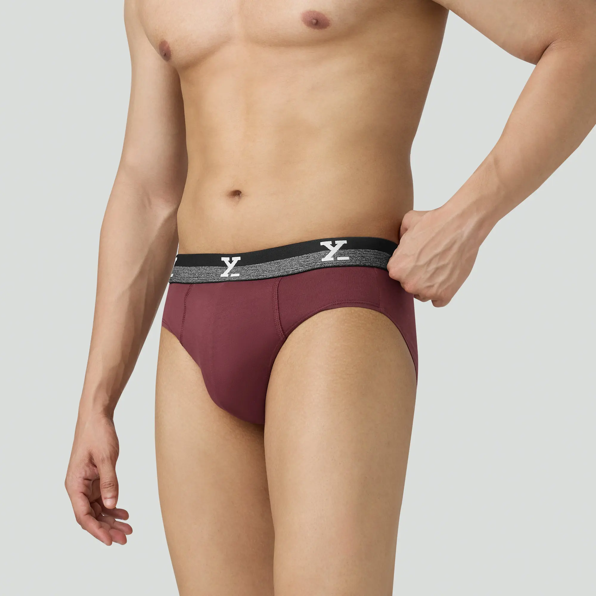 Nova Cotton Briefs Brick Red - Image 4