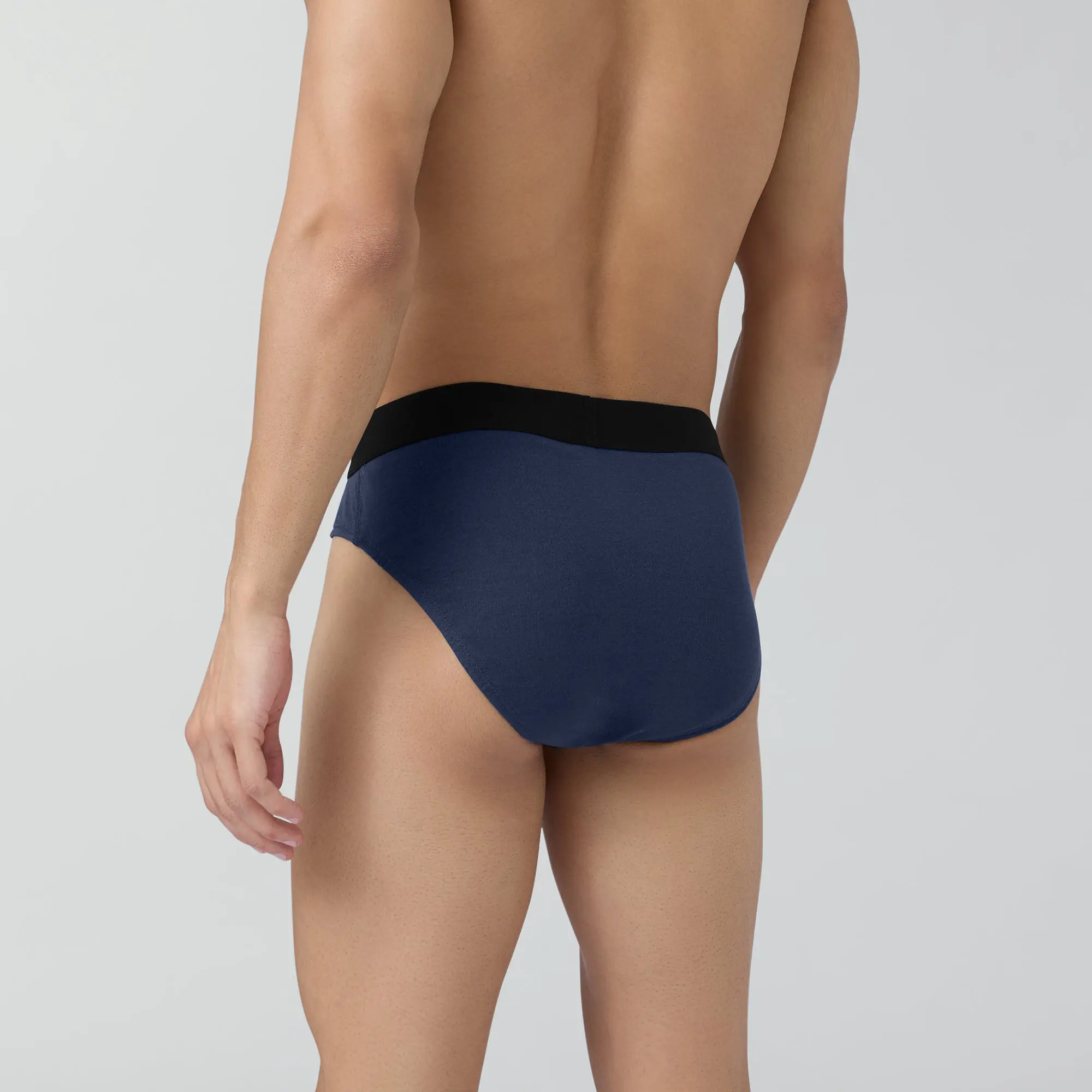 Pace Cotton Rib Briefs Estate Blue - Image 5