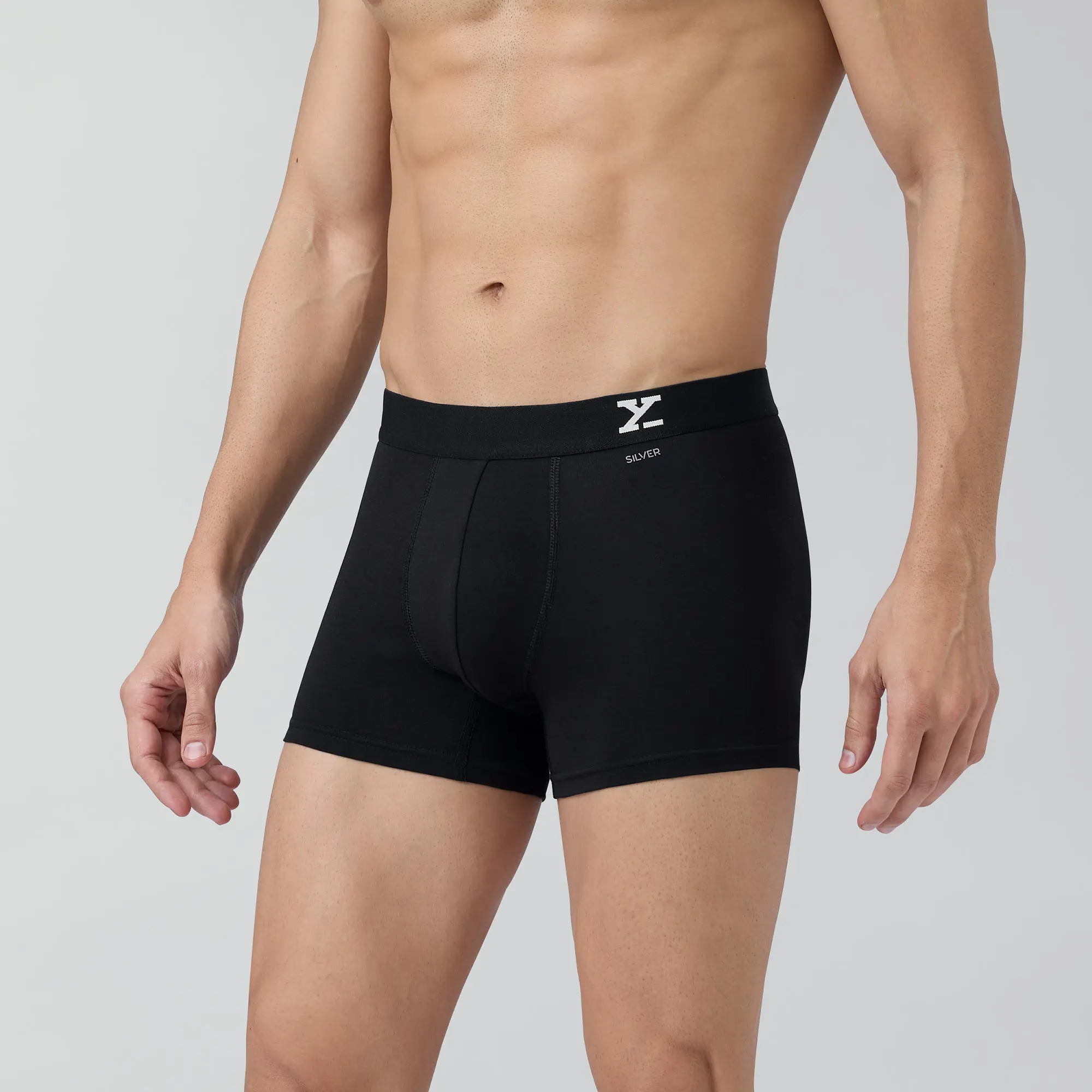 Parallax Aero Traq Cotton Trunks Blue Confetti Black (Pack of 6) - Image 4