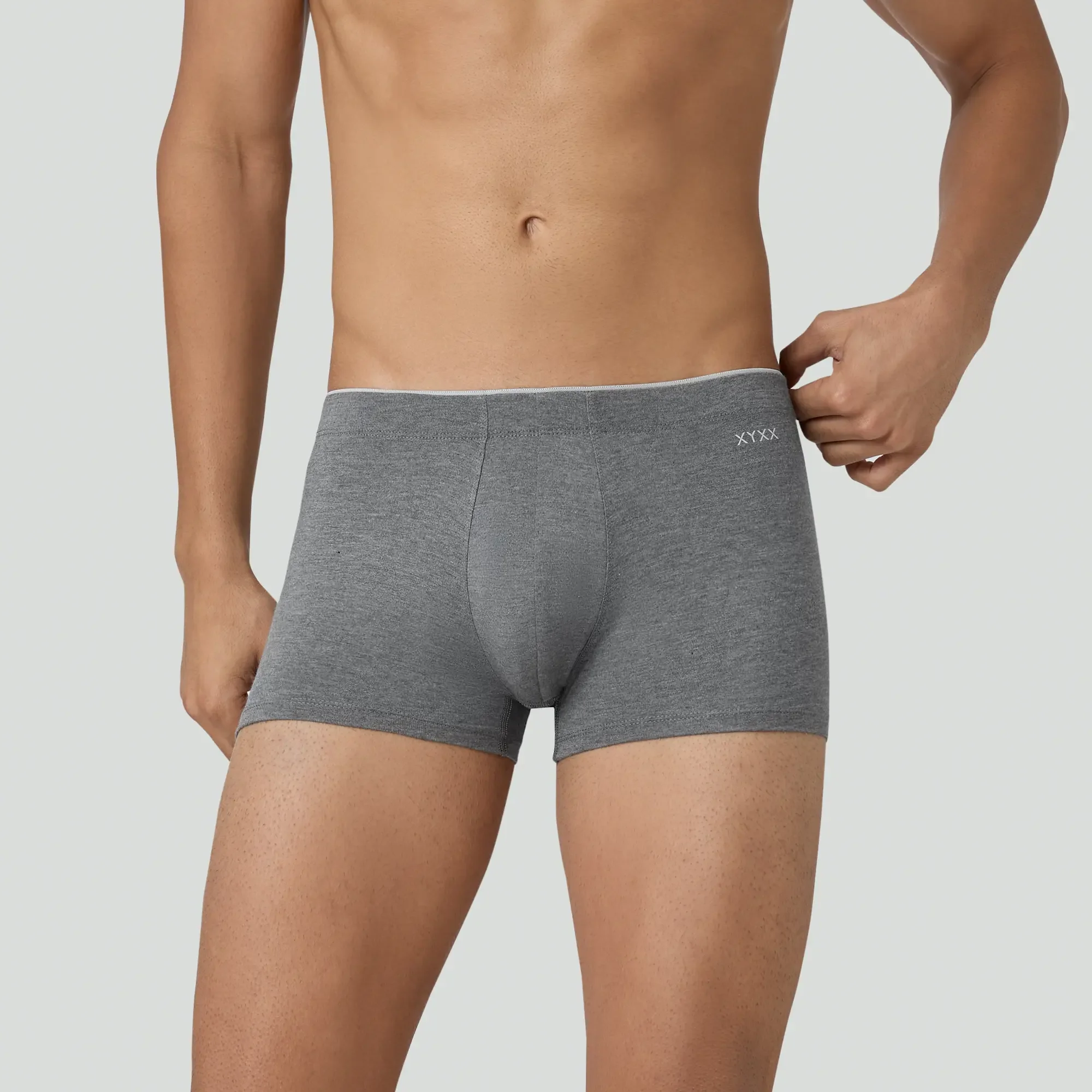 Uno Medley Modal Trunks Stone Grey - Image 2