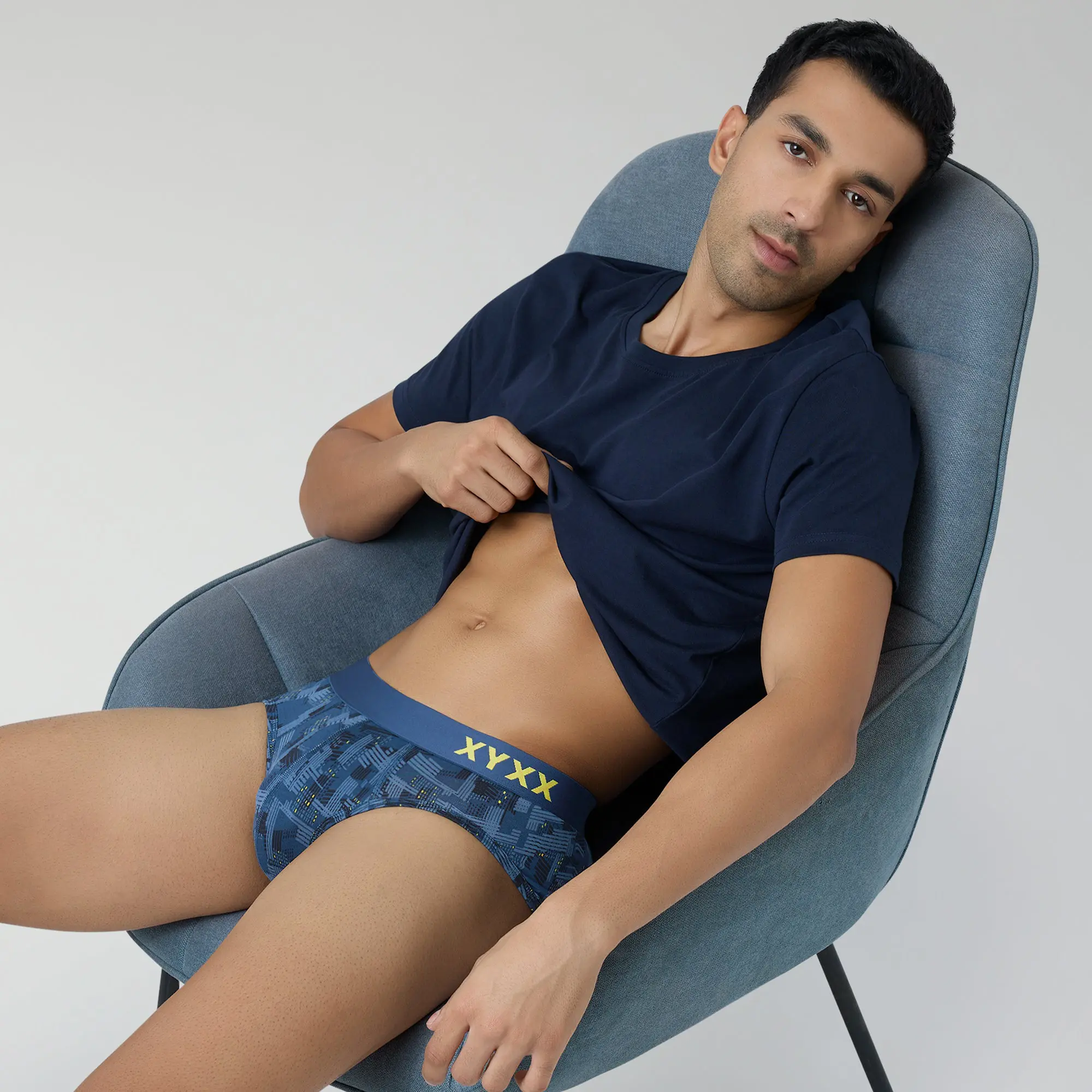 Urbane Modal Briefs Cityscape Blue - Image 4
